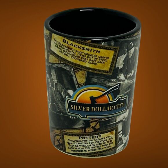 Silver Dollar City Theme Park 4oz Ceramic Souvenir Cup Branson Missouri - Picture 15 of 15